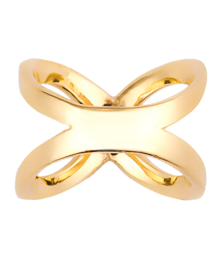 Wendy Infinity Ring, Gold with Diamonds - bk&leo jewelry