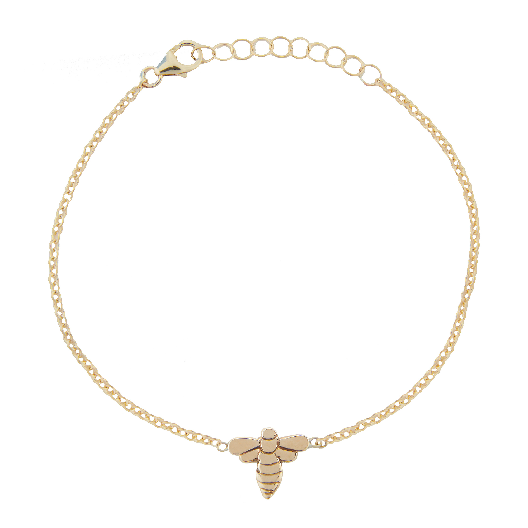 Citrine & Peridot Sterling Silver Bee Bracelet – Ella Moore